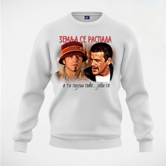 ZEMLJA SE RASPADA duks beli