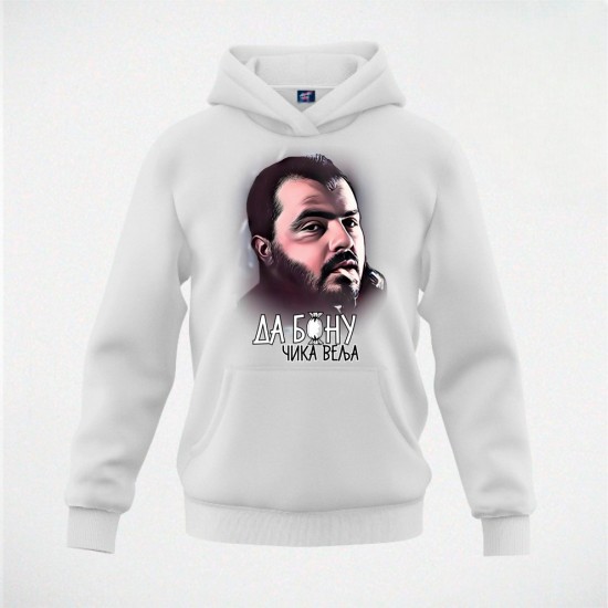 DA BONU duks-kapuljača beli