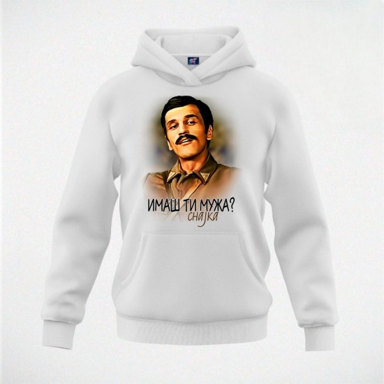 IMAŠ TI MUŽA duks-kapuljača beli