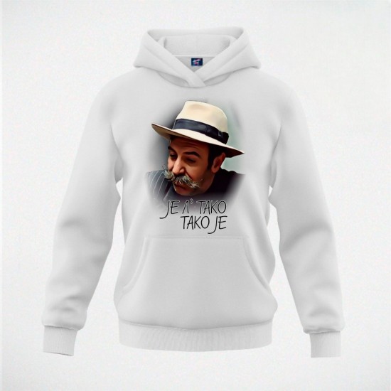 TAKO JE 2 duks-kapuljača beli