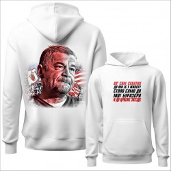 AL SAM SHVATIO duks-kapuljača-obostrano beli