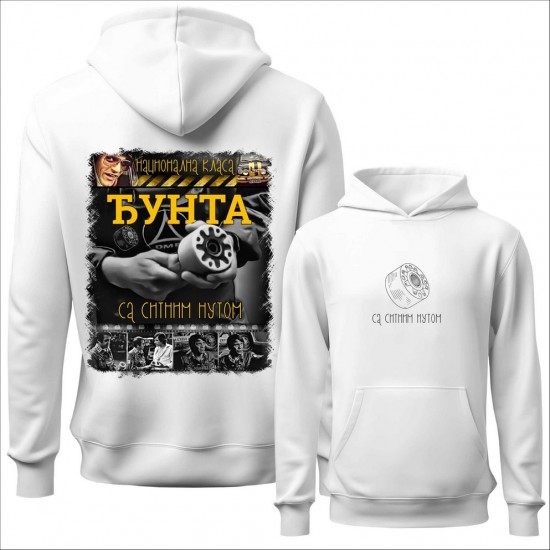ĐUNTA duks-kapuljača-obostrano beli