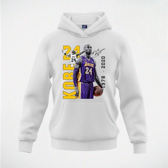 KOBE 02 duks-kapuljača beli