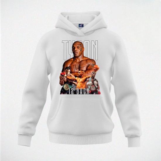 TYSON 03 duks-kapuljača beli
