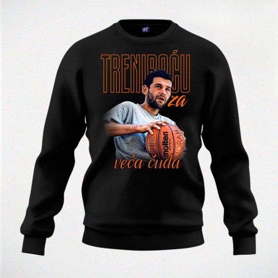 TRENIRAĆU ZA VEĆA ČUDA duks crni