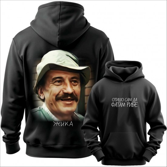 FATAM RIBЕ duks-kapuljača-obostrano crni