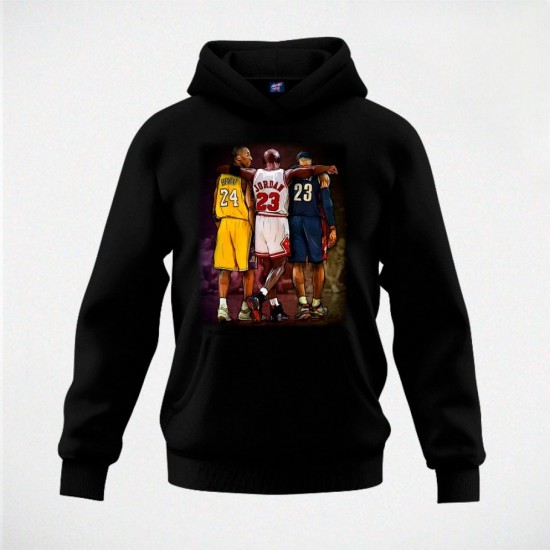 KOBE JORDAN JAMES duks-kapuljača crni