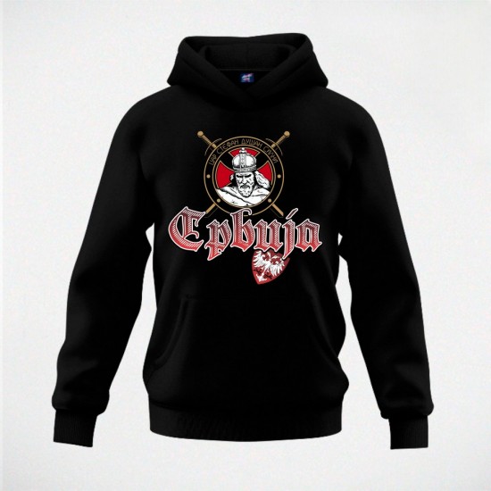 CAR STEFAN DUŠAN SILNI duks-kapuljača crni