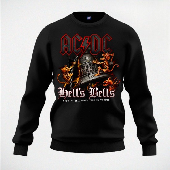 AC DC HELL'S BELLS duks crni