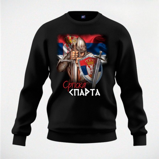 SRPSKA SPARTA 2 duks crni