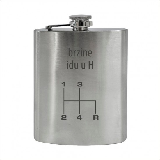 Brzine Idu U H Metalna Pljoska Silver