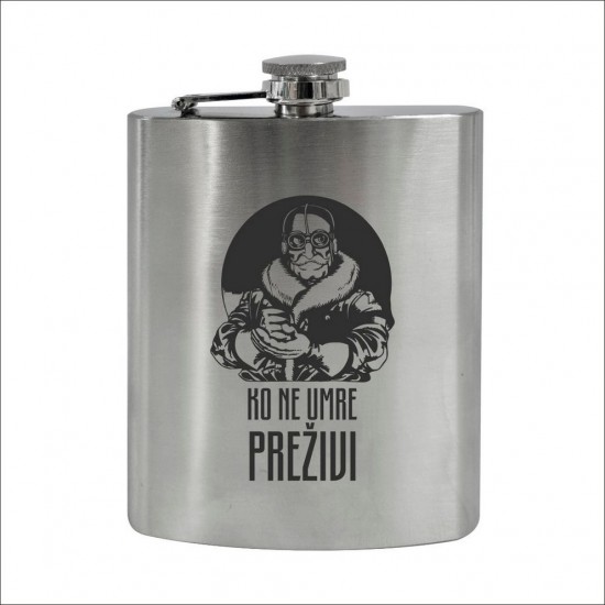 Grunf 11 Metalna Pljoska Silver