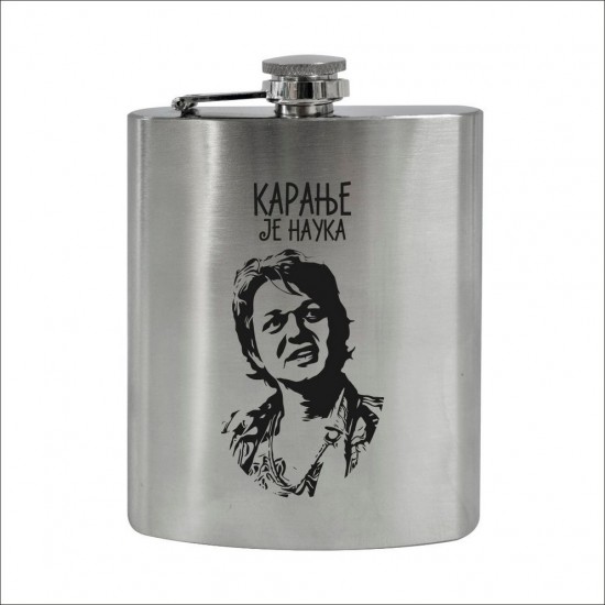 Karanje Metalna Pljoska Silver