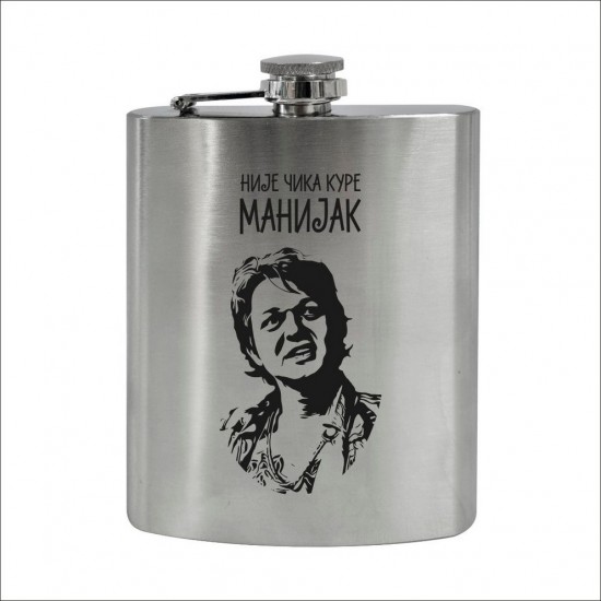 Manijak Metalna Pljoska Silver