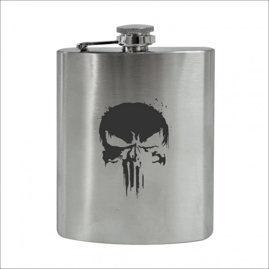 Punisher Metalna Pljoska Silver