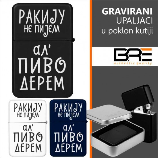 Gravirani Upaljač Pivo Derem