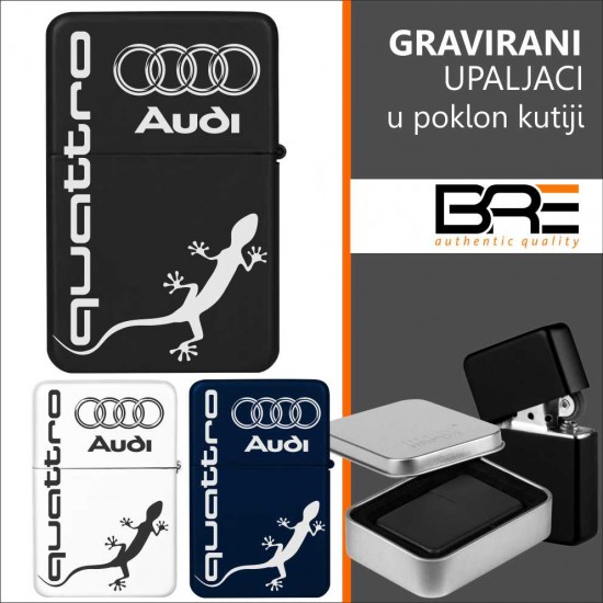Gravirani Upaljač Audi Quattro 1 Gravirani Upaljač Audi Quattro 1