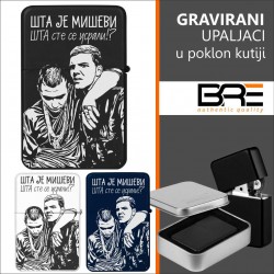 ŠTA JE MIŠEVI gravirani upaljač - CRNI