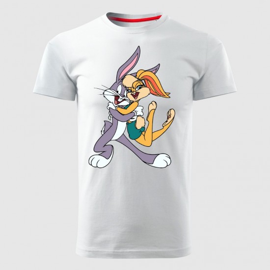 Duško I Lola Muška Majica Bela