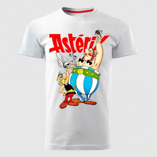 ASTERIX I OBELIX muška majica bela
