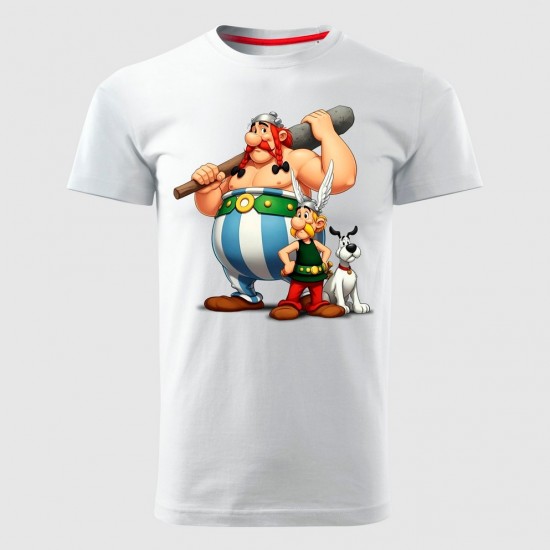 Asterix I Obelix 2 Muška Majica Bela
