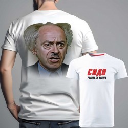 SIDO 2 muška majica-obostrano bela