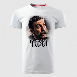AJDE muška majica bela