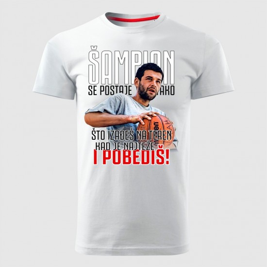 Šampion 02 Muška Majica Bela