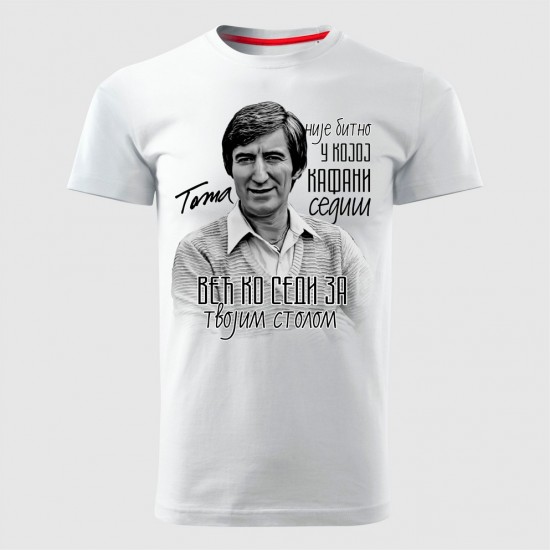 Toma Nije Bitno Muška Majica Bela