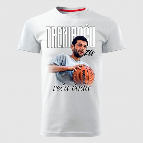 Treniracu Za Veća Čuda Muška Majica Bela