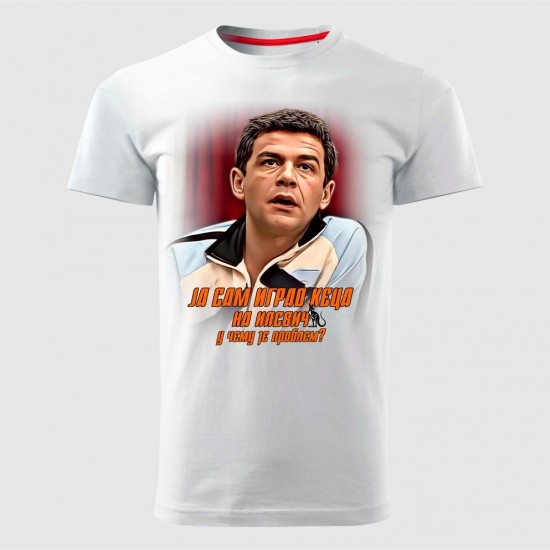 Kec Na Ipsvič Muška Majica Bela