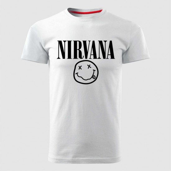 Nirvana 1 Muška Majica Bela