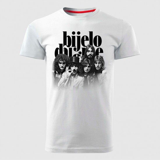 Bijelo Dugme 2 Muška Majica Bela