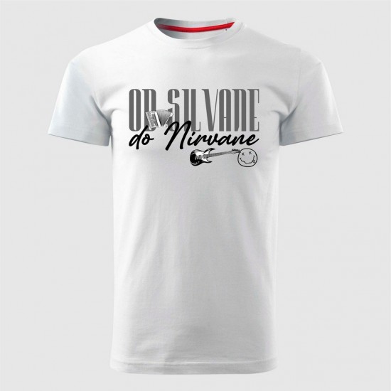 Od Silvane Do Nirvane Muška Majica Bela