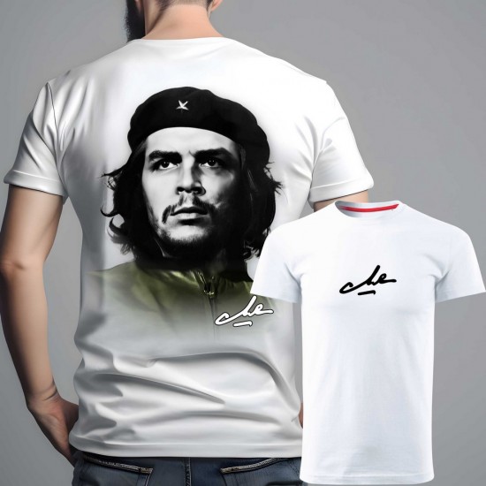 CHE GUEVARA 10 muška majica-obostrano-bela