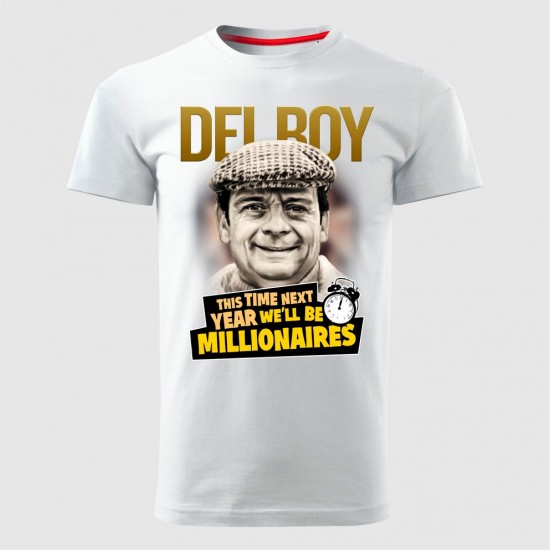 Del Boy 02 Muška Majica Bela