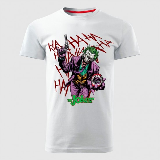 Joker 01 Muška Majica Bela