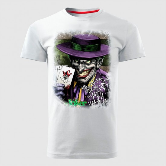Joker 02 Muška Majica Bela
