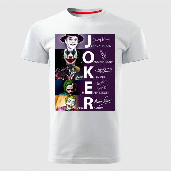 Joker Svi Muška Majica Bela