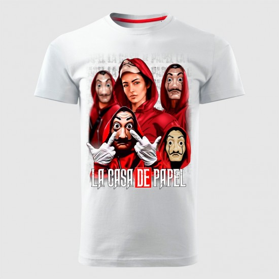 La Casa 02  Muška Majica Bela