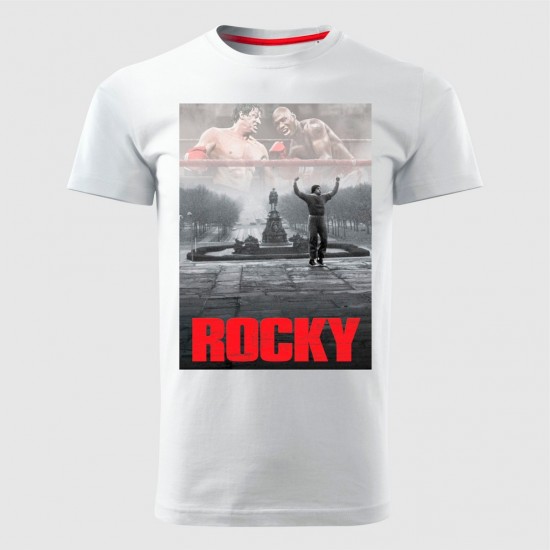 Rocky 12 Muška Majica Bela