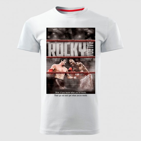 Rocky 14 Muška Majica Bela