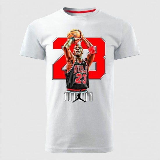 Jordan 01 Muška Majica Bela