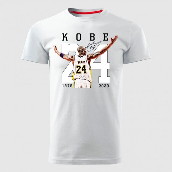 Kobe 01 Muška Majica Bela