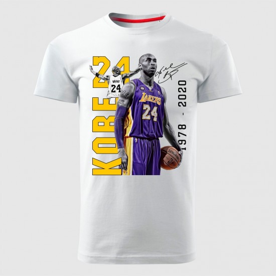 Kobe 02 Muška Majica Bela
