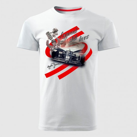 Senna 05 Muška Majica Bela