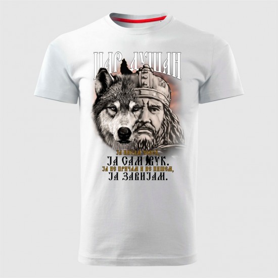 Dušan Silni 12 Muška Majica Bela