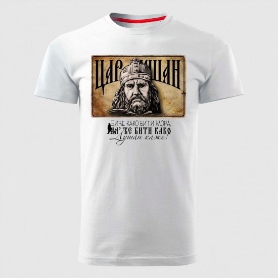 Dušan Silni 15 Muška Majica Bela