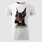 DOBERMAN 01 muška majica bela