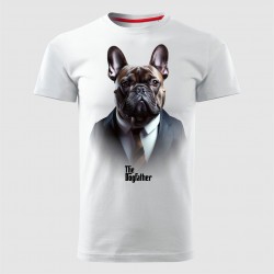 DOGFATHER FRANCUZ muška majica bela